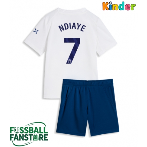 Manchester City Iliman Ndiaye #7 Replik 3rd trikot Kinder 2026-27 Kurzarm (+ Kurze Hosen)